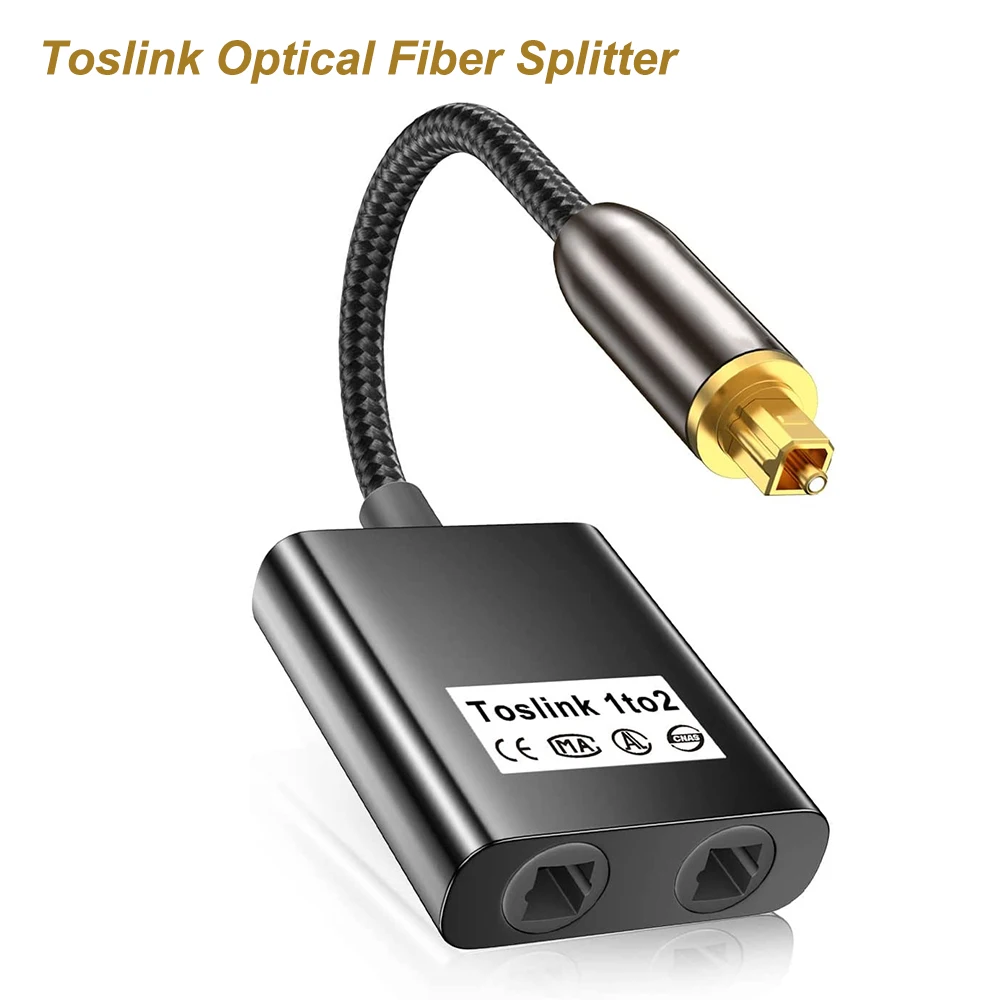 Audio Splitter Y - 1 Male Input to 2 Female