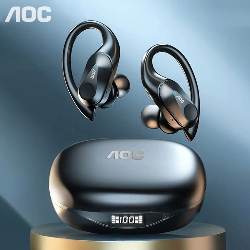 Bluetooth Headset On Ear - Choice AOC Sports Headset Wireless Bluetooth