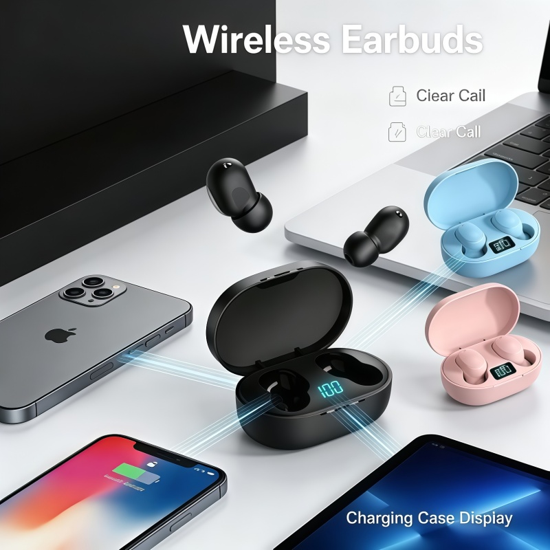 2026 New TWS E6S Fone Bluetoot - Bluetooth Headset On Ear review and price