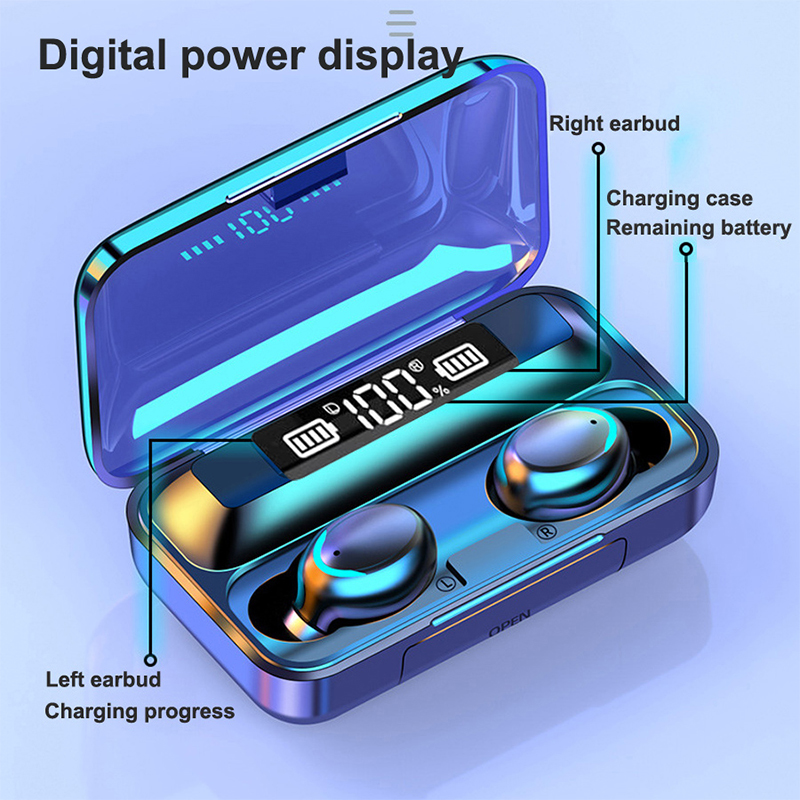 2026 F9 Wireless Earphones LED - Bluetooth Headset On Ear review and price