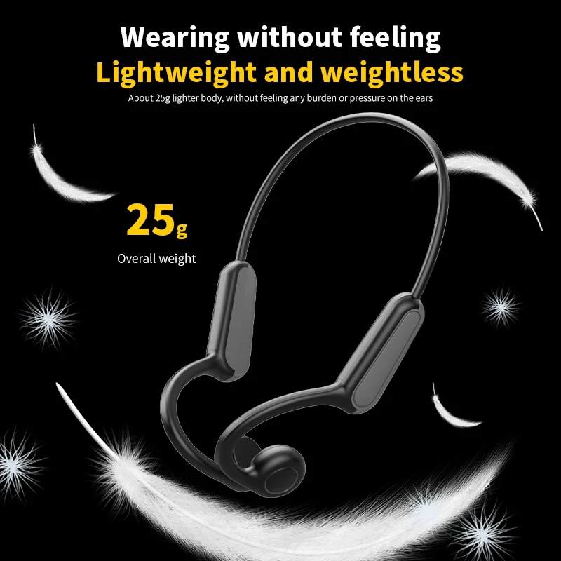 Bone Conduction IPX5 Headphone - Bluetooth Headset On Ear review and price