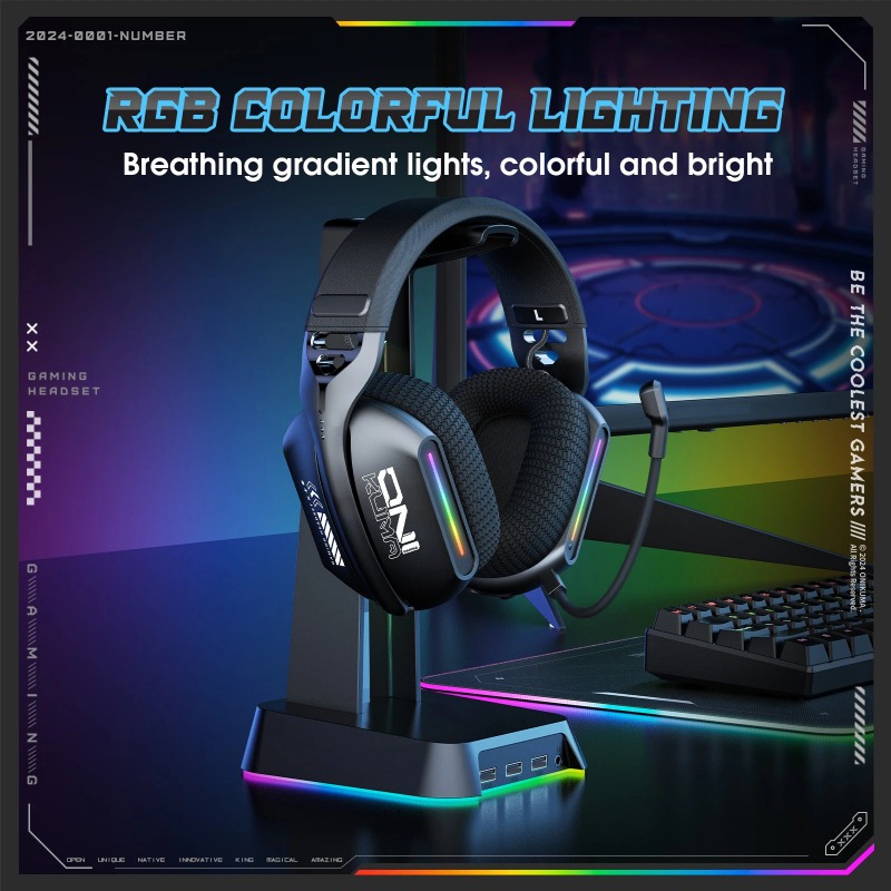 ONIKUMA GT808 Wireless Gaming  - Gaming Headset Rgb review and price