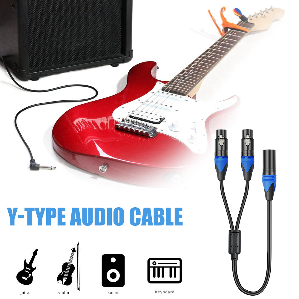 50cm 1 XLR Female To 2 XLR Mal - Audio Splitter Y review and price