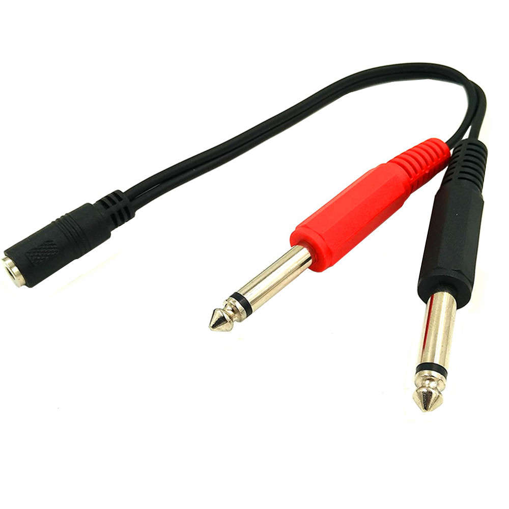 6.35 Mm Male To 2 6.35 Mm 3.5m - Audio Splitter Y review and price