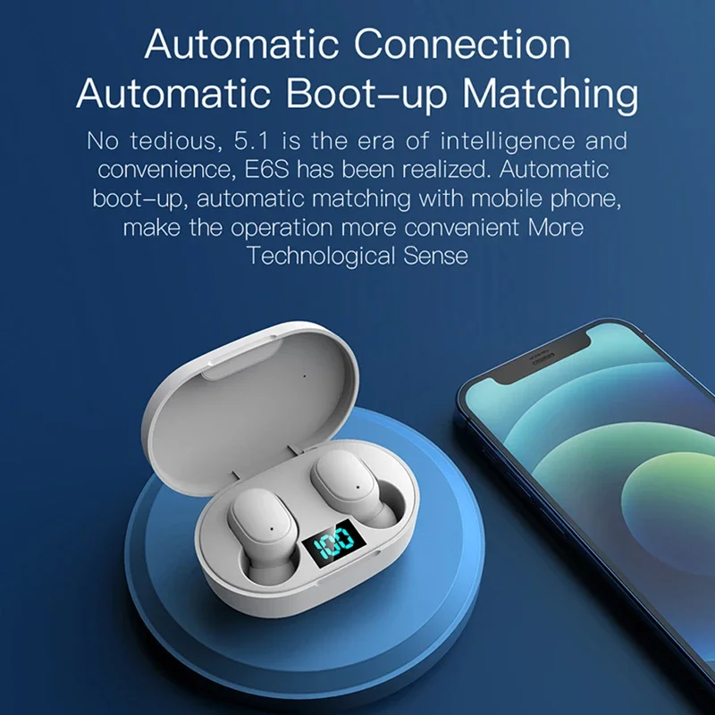 New E6S Wireless Bluetooth Ear - Bluetooth Headset On Ear review and price