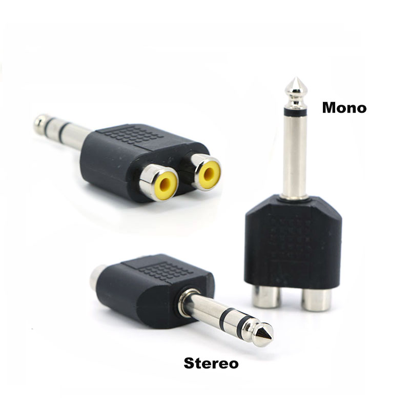 6.35mm 6.5 Audio Mono Stereo 1 - Audio Splitter Y review and price