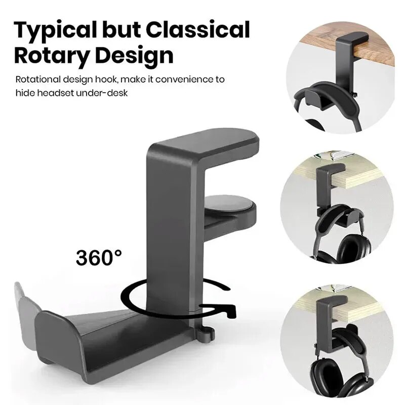 Universal Desktop 360° Rotatin - Headphone Stand Desk review and price