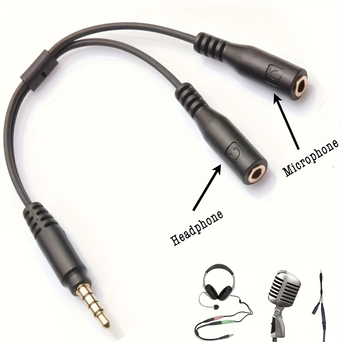 3.5mm Stereo Audio 1Male to 2  - Audio Splitter Y review and price