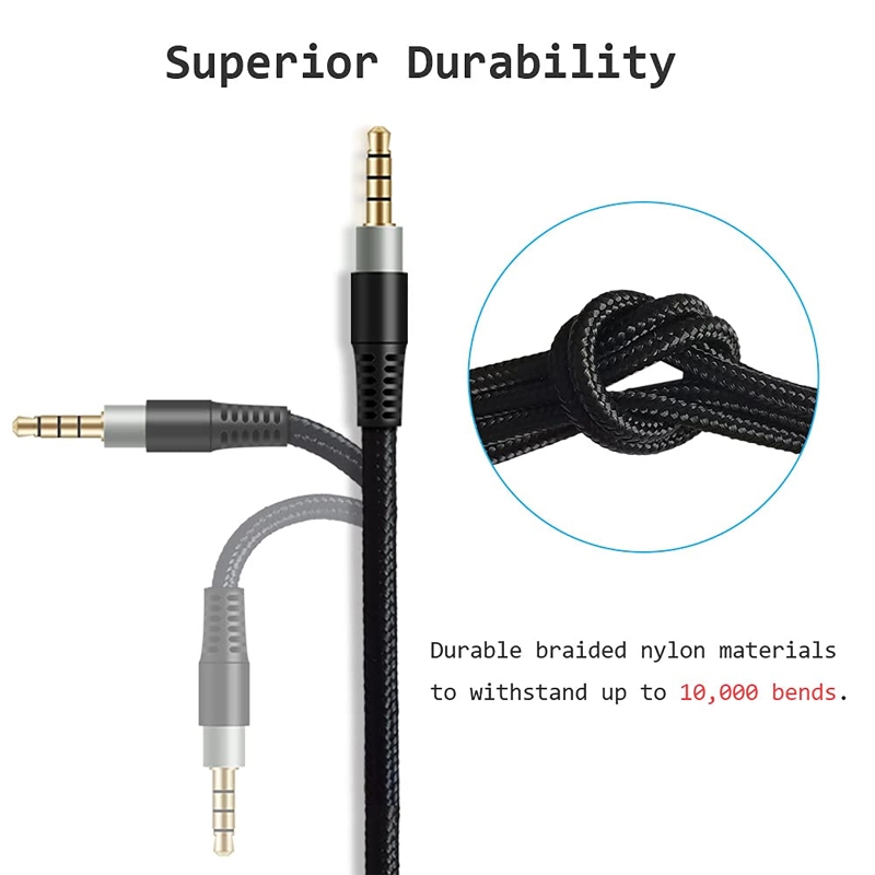 Nylon Braided OFC Replacement  - Cable Extension 3.5 review and price