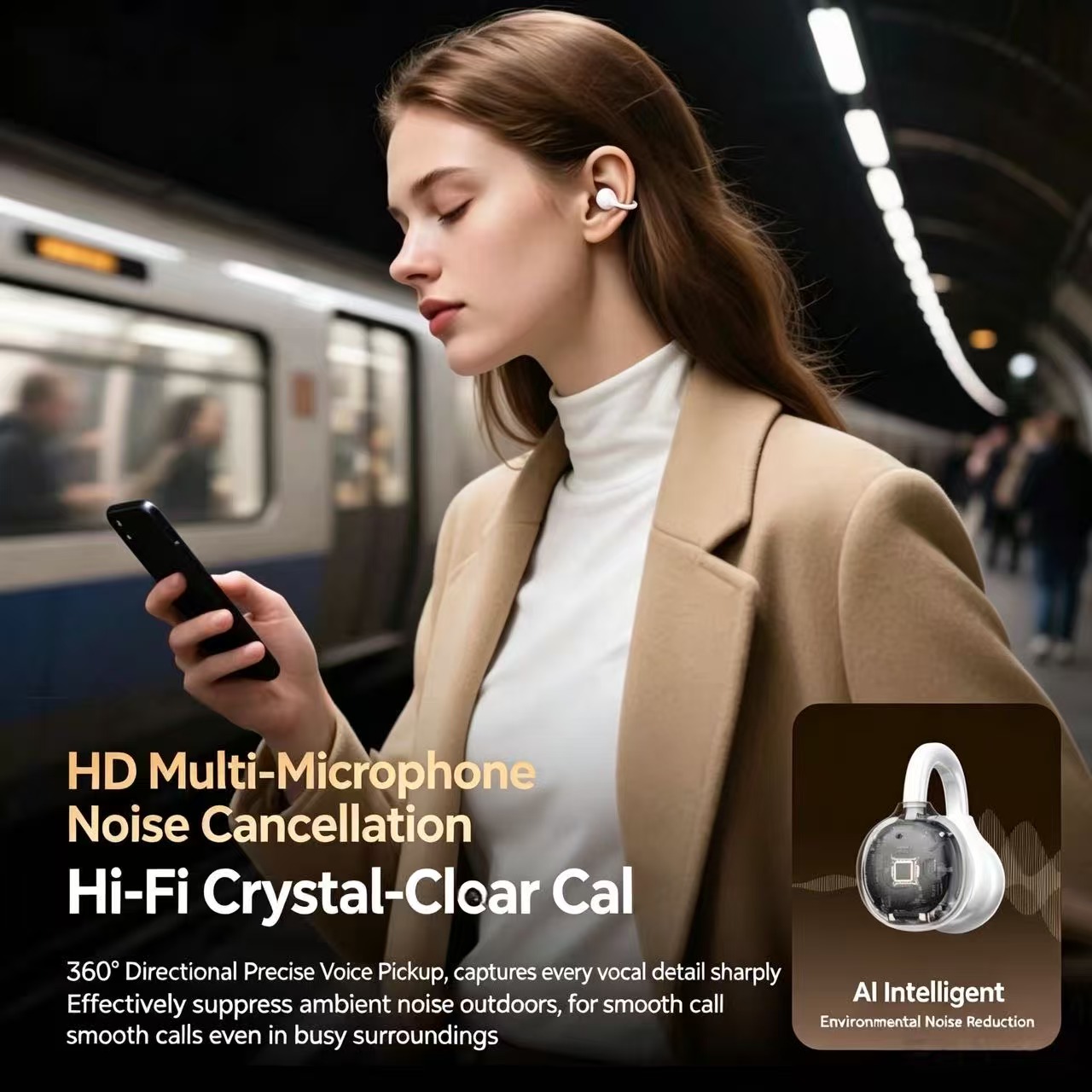 Open Ear Clip Bluetooth Headph - Sports Earphone Hook review and price