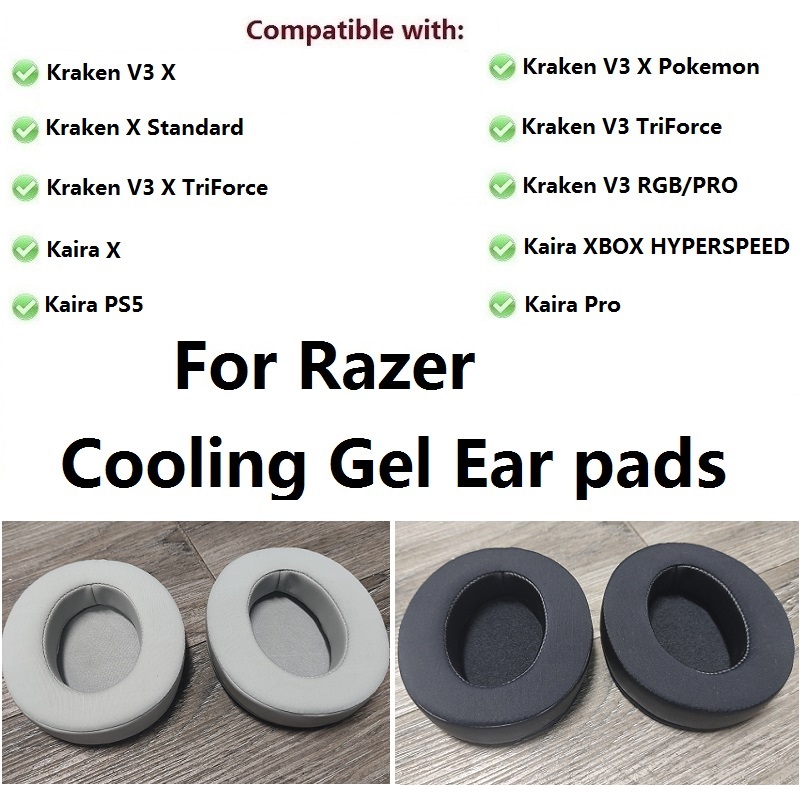 Cooling Gel ear pads For Razer - Gaming Headset Rgb review and price