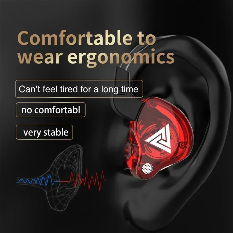 NEW QKZ AK6 Copper Driver HiFi - Wired Earphone Mic review and price