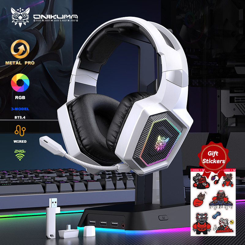 ONIKUMA 2.4GHz Wireless Gaming - Gaming Headset Rgb review and price