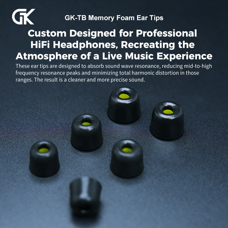 GK-TB 3Pair(6pcs) Noise Isolat - Earphone Foam Tip review and price