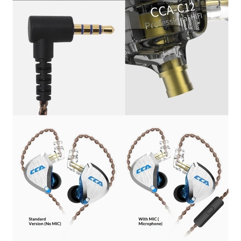 CCA C12 Earphones Hi-Fi Audiop - Audiophile Headphone Wired review and price