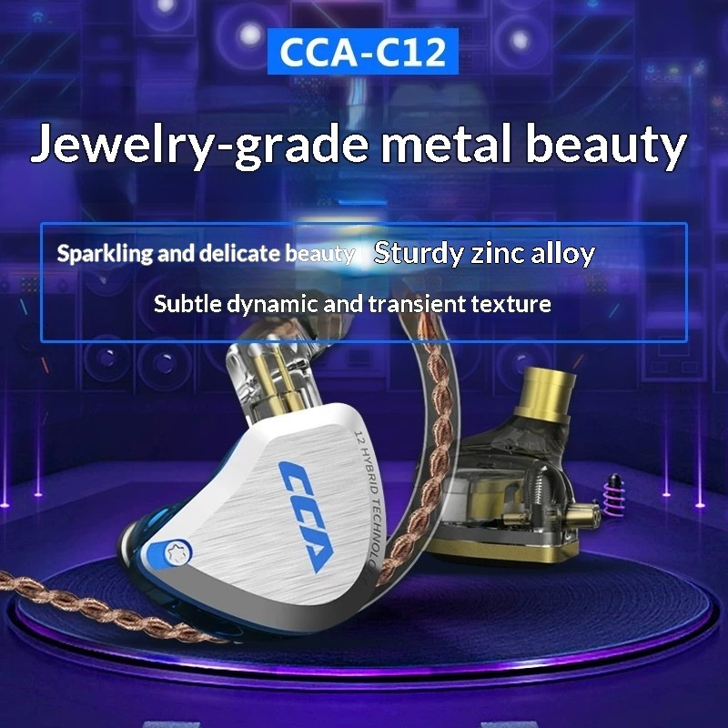 CCA C12 Earphones Hi-Fi Audiop - Audiophile Headphone Wired review and price