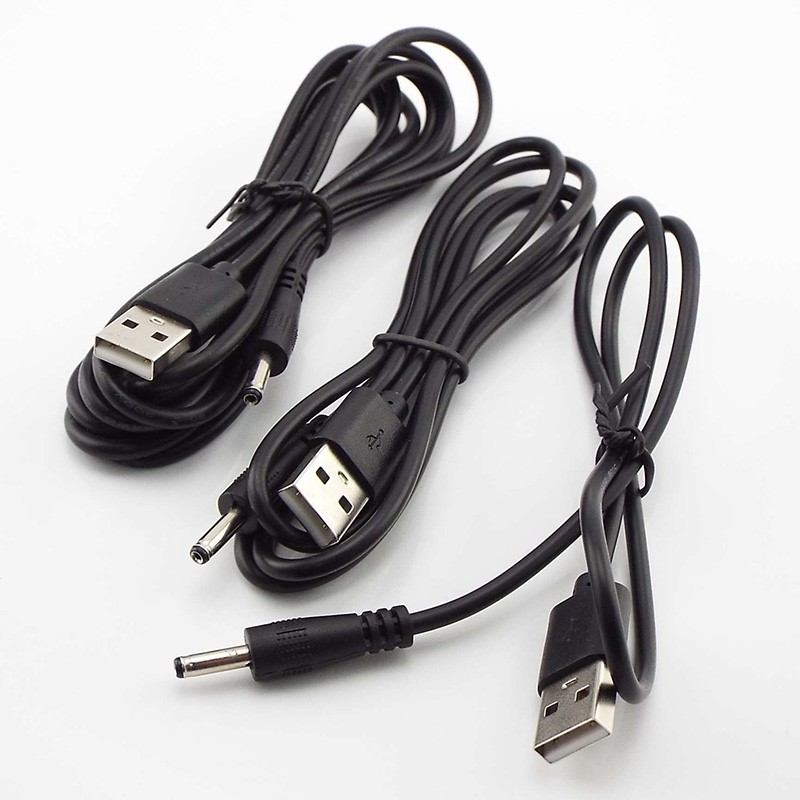 USB A Male plug to DC 2.5 3.5  - Cable Extension 3.5 review and price