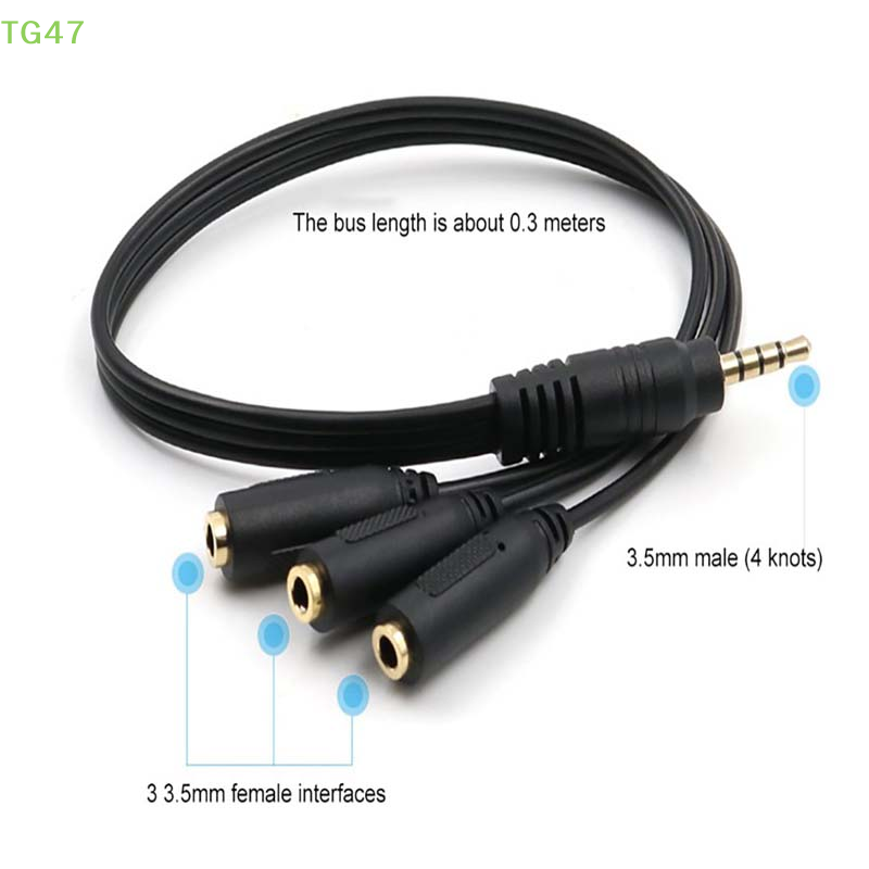 [Y]3.5mm 3 Way Port Aux Multi  - Earphone Splitter Jack review and price