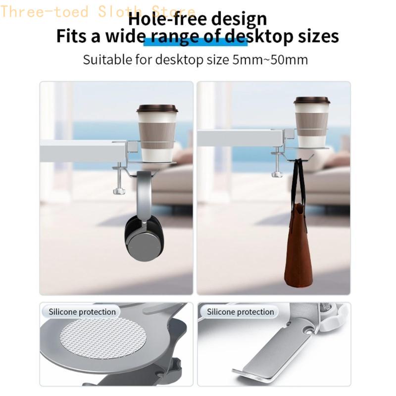 Desk Mount Aluminum Cup Organi - Headphone Stand Desk review and price