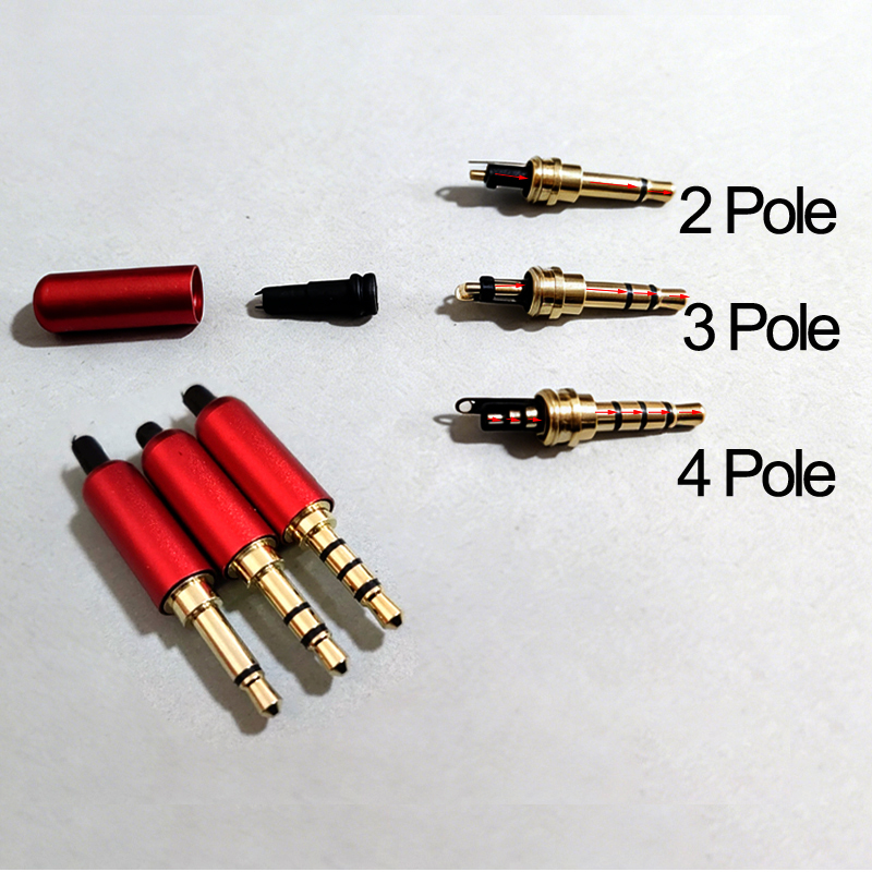 1PC 3.5MM Audio Connector 2/3/ - Audiophile Headphone Wired review and price