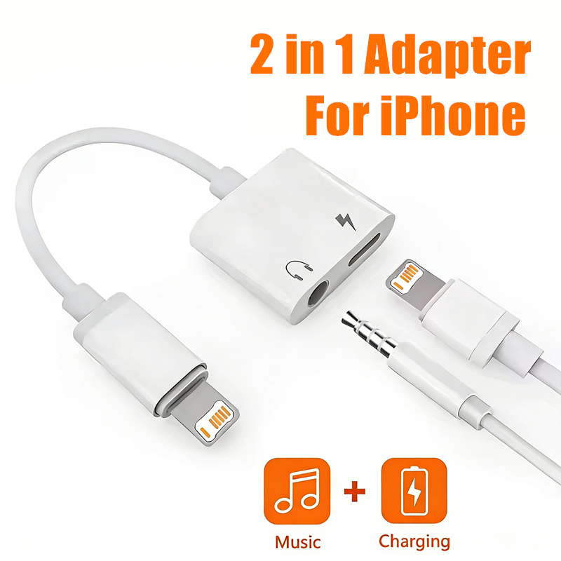 2 in 1 iOS to 3.5mm Jack Audio - Earphone Splitter Jack review and price