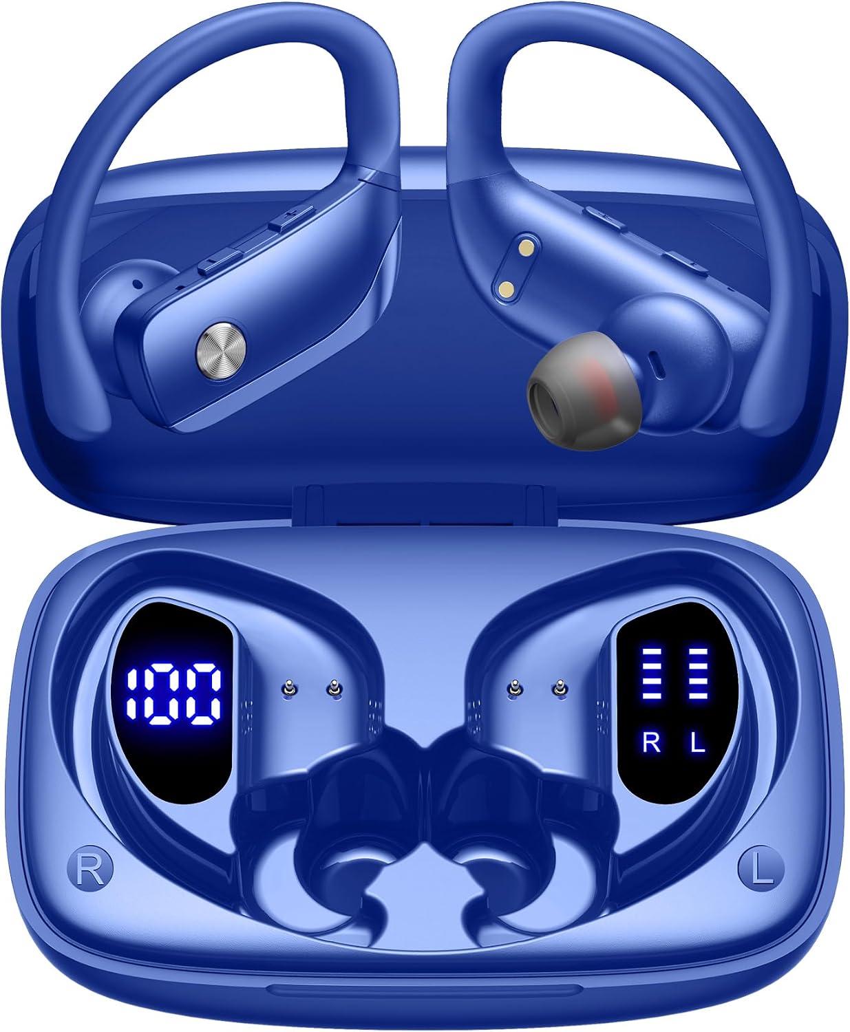 Wireless Earbuds with 80H Play - Sports Earphone Hook review and price